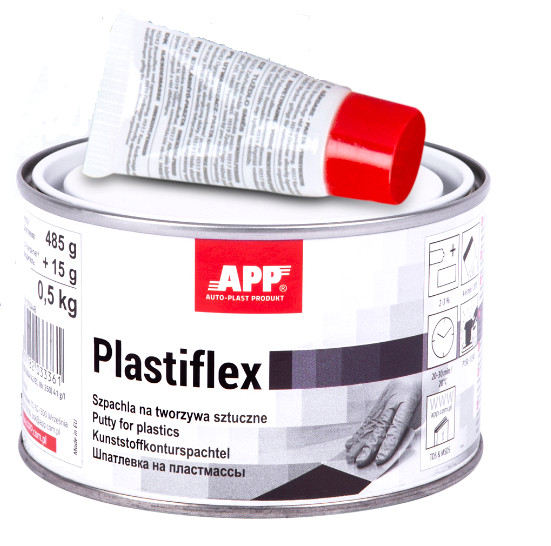 Mastic Plastique 500 Grs Avec  Durcisseur