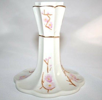 BELLEEK IRELAND 2001 Hand Crafted -Thorn- Candlesticks Set/2 NIB #928