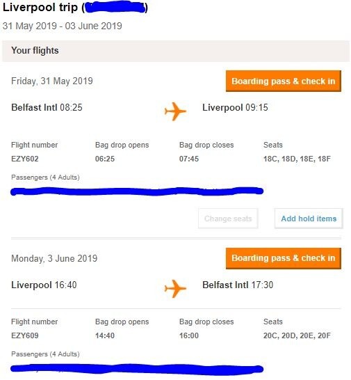 Easyjet Flights to Liverpool from Belfast (Return) Champions League