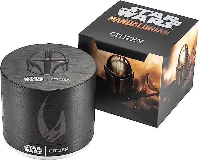 Pre-owned Citizen Eco-drive Men's Star Wars Mandalorian Watch [aw2045-57w]
