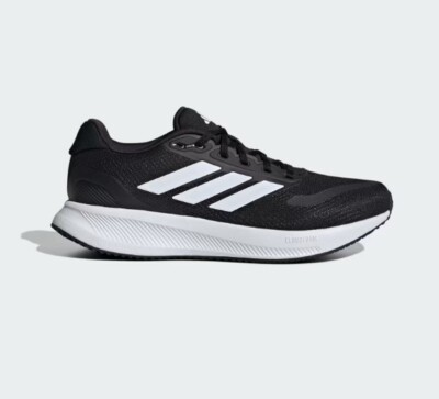 Adidas RUNFALCON 5 CLOUDFOAM Running Men's Sneakers Shoes Black / White