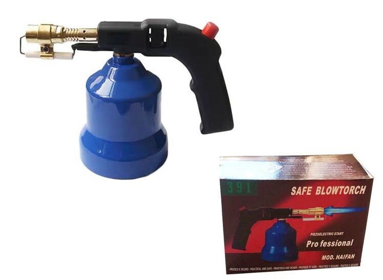 Cannello Per Saldatura Gas Butano Con Accensione Piezo Elettrica Bruciatore cir
