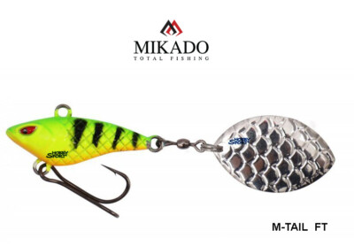 MIKADO M-TAIL 6 GR COL. FIRETIGER PMMT-6 FT SPINNING TROTA PERSICO REALE