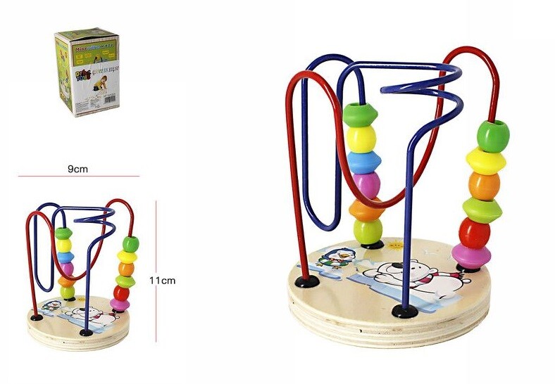 Gioco Bambini Puzzle Legno Colorato Didattico Multi Abilità dfh