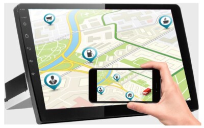 10.1'' Single Din Car Stereo Wireless WIFI Work with Apple Carplay Android GPS