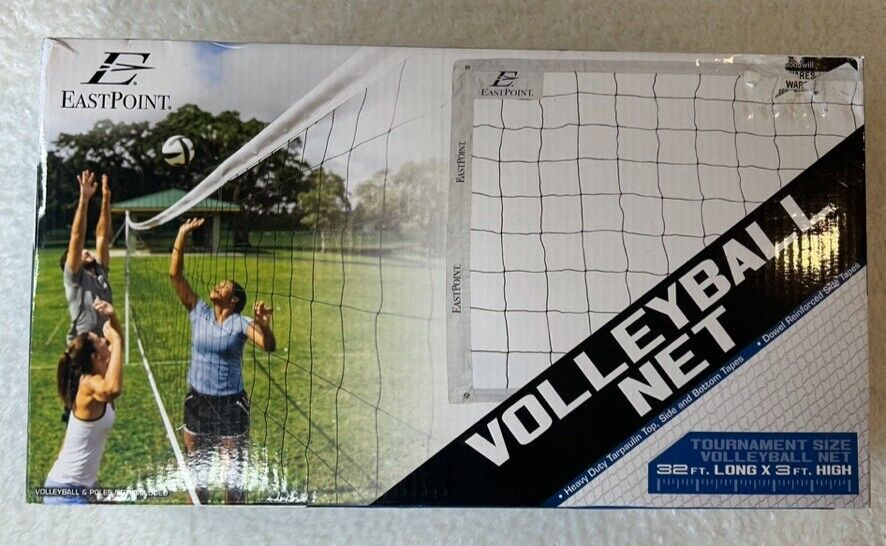 NEW BEACH VOLLEYBALL NET Professional Sport Regulation Heavy Duty Set 32'x3'