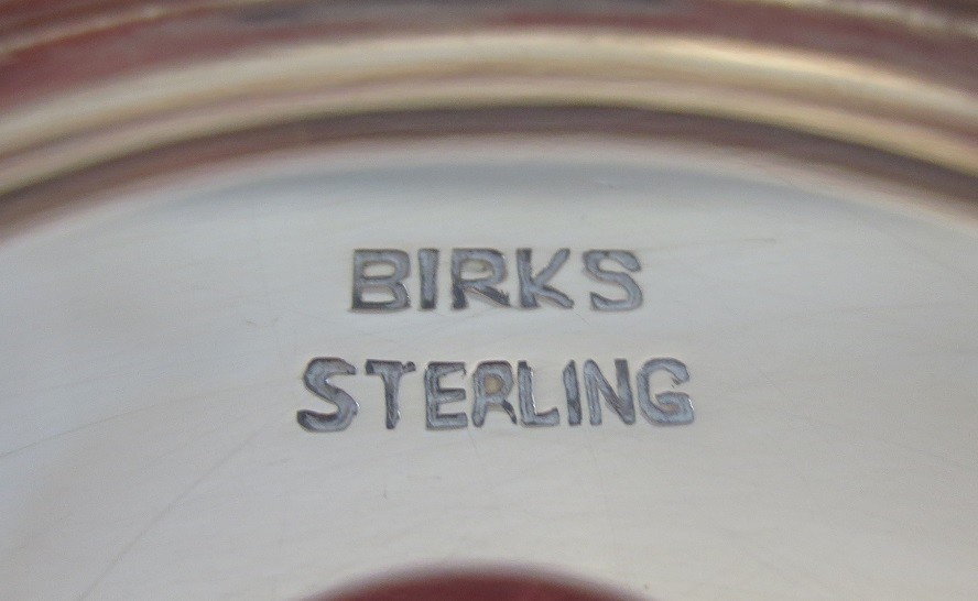 LARGE BIRKS STERLING CENTER OR FRUIT BOWL. 10