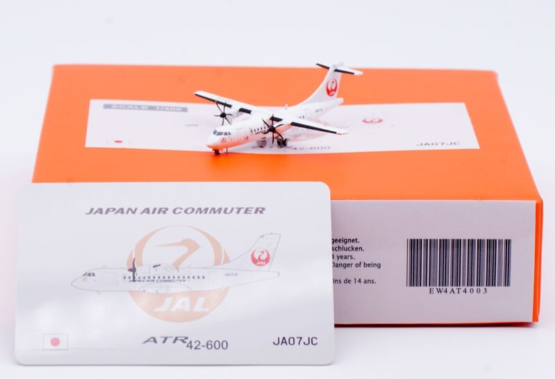 1:400 JC Wings Japan Air Commuter JAL ATR42-600 JA07JC