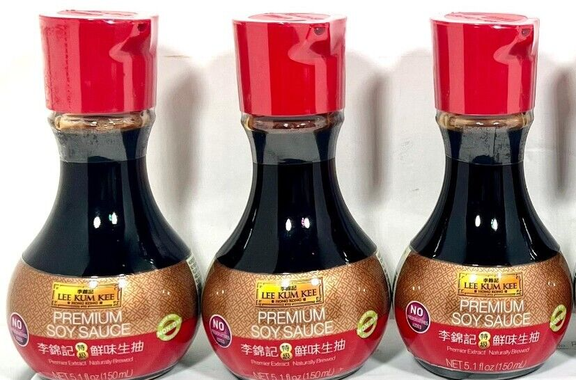 Lee Kum Kee Premium Soy Sauce 5.1 oz ( Pack of 3 )~12/2026