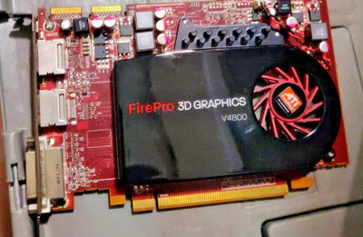 ATI Fire Pro V4800 1GB GDDR5 DP DVI 3D Video Graphics Card