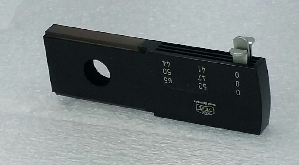 CARL ZEISS PHOTOMICROSCOPE SLIDE FILTER MICROSCOPE SLIDE