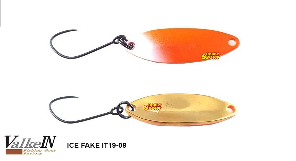 VALKEIN SPOON ICE FAKE 2,6 GR  ITALIAN COLOR IT19-08  JAPAN TROUT AREA SPIN