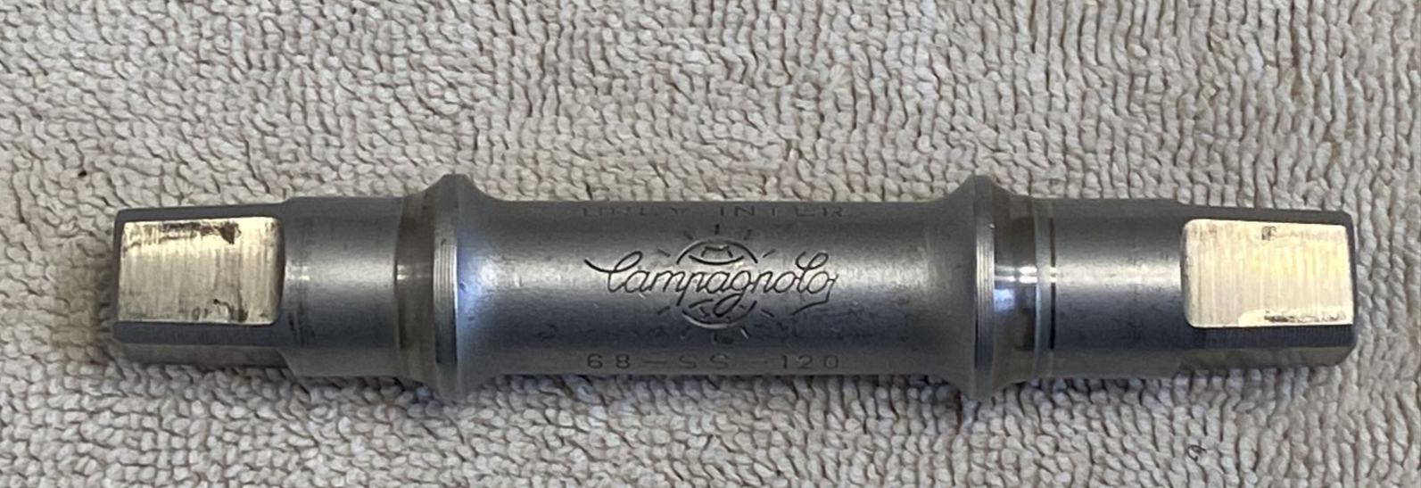 Campagnolo Record BB Spindle #744/A 68-SS-120 - Vintage - VGC [cac]