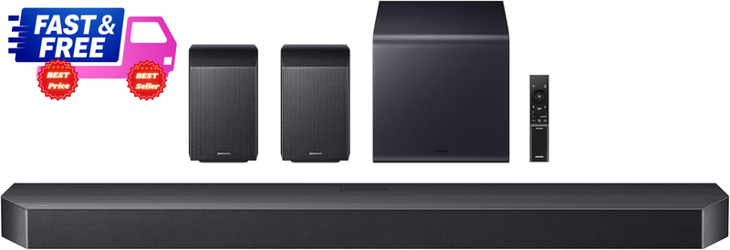 Samsung Q990F 11.1.4ch Soundbar w/ Sub & Rear Wireless Dolby Atmos 2025 Model