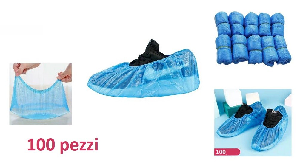 Set 100 Pezzi Copriscarpe Copri Scarpe Monouso Usa E Getta Igiene Casa cir
