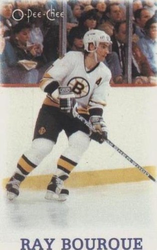 1988/89 O-PEE-CHEE NHL HOCKEY CARD #73 RAY BOURQUE KSA 8.5