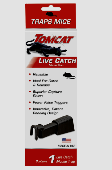 Tomcat Small LIVE CATCH Mouse Trap Superior Single Catch & Release 0362010