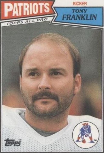 1987 Topps United Kingdom American Football Tony Franklin #27