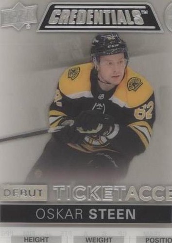 2021-22 Upper Deck Credentials - Oskar Steen #DTA-OS