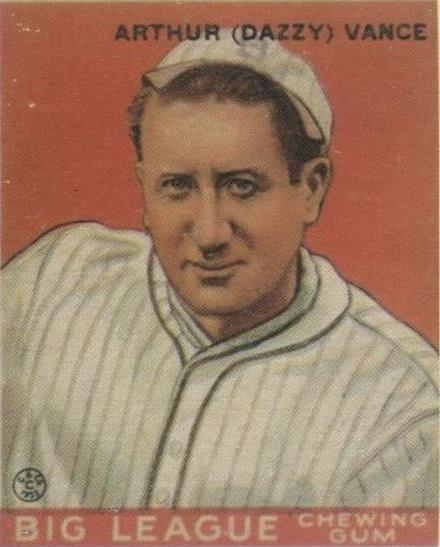 1983 Renata Galasso 1933 Goudey Reprints - Dazzy Vance #2