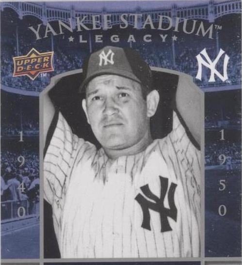 Juego de caja Upper Deck Yankee Stadium Legacy Stadium 2008 - Allie Reynolds #25