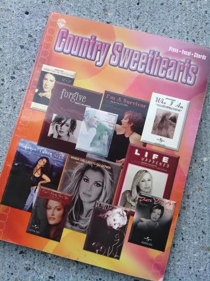 LOT of 3 Country Sheet Music Books for Piano, Vocal, Guitar