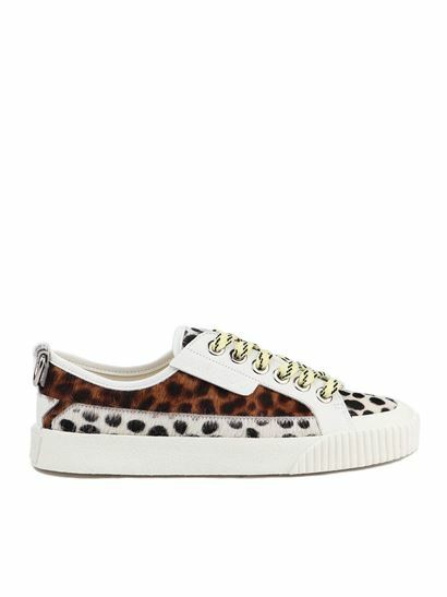 Pre-owned Jimmy Choo Impala Low-top Pony Hair Sneakers Sugar-mix Retail $750 Authentic In Sugar Mix