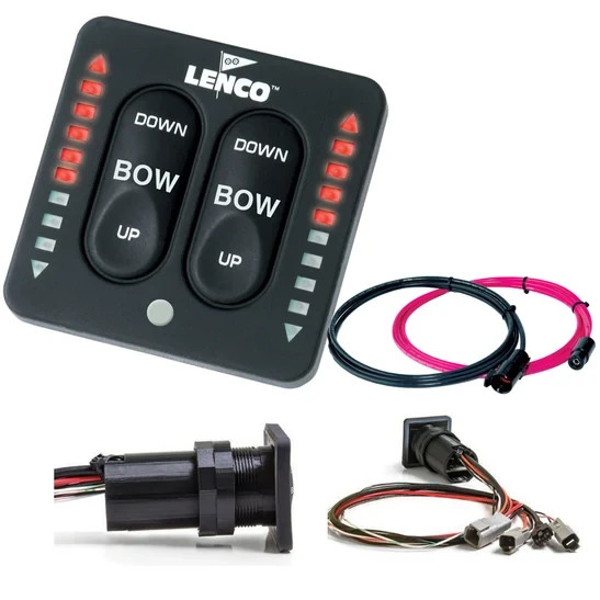 Lenco Marine 15171-001 Integrated Tactile Switch Kit for Dual Actuator Systems