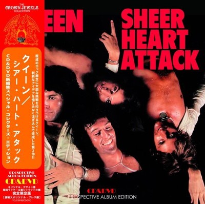 QUEEN / SHEER HEART ATTACK PROSPECTIVE paper sleeve CD+DVD OBI  JAPAN