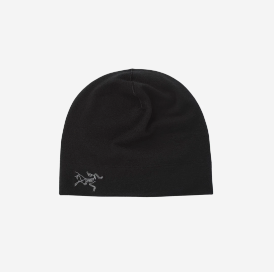Arc’teryx☆暖かメリノウール RHO LIGHTWEIGHT WOOL TOQUE Arc'teryx Rho Lightweight Wool Toque Black, (100% Authentic