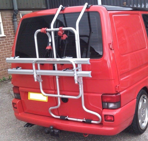 Fiamma VW T4 D Bike Carry Rack Cycle barn doors in Long Eaton