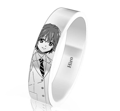 2D Cospa Cuckoo's Bride Hiro Segawa Silver Ring No. 17 Inner Circumferen...