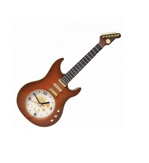 Orologio Da Parete A Forma Di Chitarra Elettrica Decorazione Casa linq