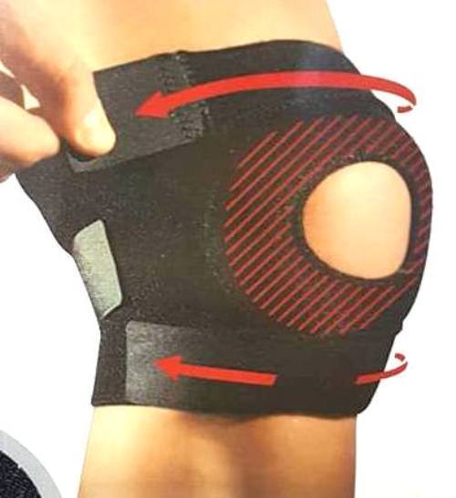 Fascia Ginocchio Sostegno Tutore Ginocchiera Ambidestro Elastica Traumi Spor dfh