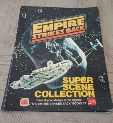 Star Wars The Empire Strikes Back Burger King Super Scene Collection Poster 1980