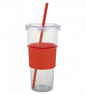  Creative Tops Retro Treats Plastic Iced Drinks Tumbler Cup With Lid And Straw