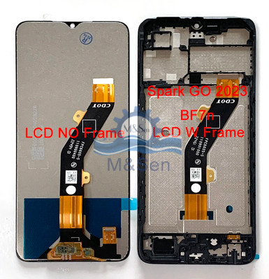 LCD Display Screen Touch Panel Digitizer Replacement For Tecno Spark Go 2023 BF7