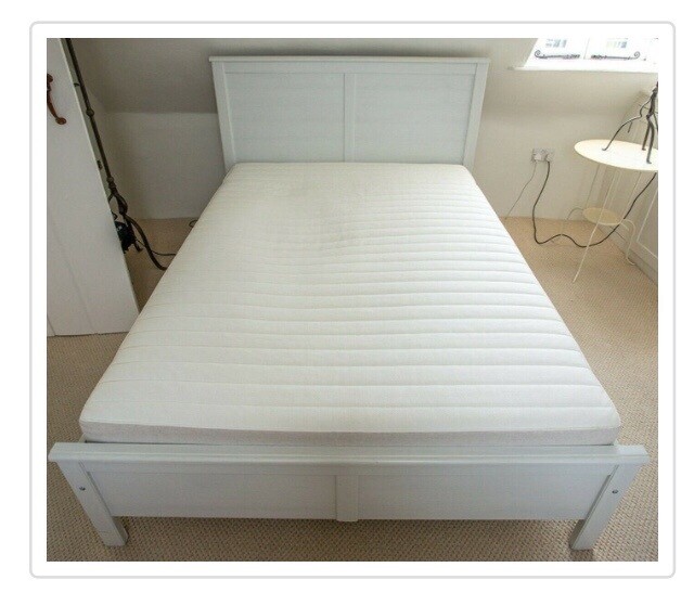 Ikea king size bed frame with mattress included! in Reading
