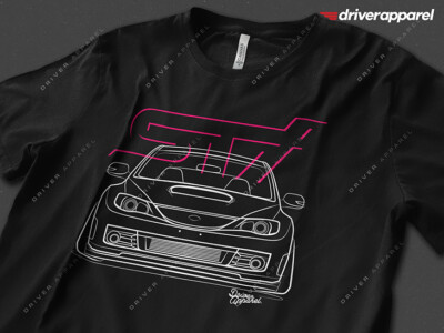 The Original Driver Apparel Impreza WRX STi Shirt - GR Widebody Hatch, GH, GE