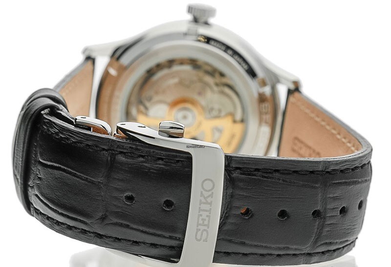 Pre-owned Seiko Srpc83j1 Watch Presage Automatic Leather Strap Zen Garden Brand