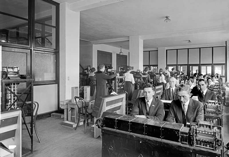 1920's Tabulating Machine Company Vintage Old Photo 13" x 19" Reprint