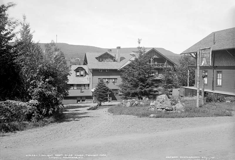 1902 Twilight Rest Club House, Catskill Mts., NY Old Photo 13" x 19" Reprint
