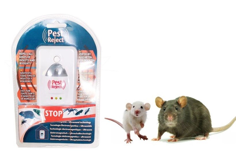 Pest Reject Scaccia Insetti Roditori Mosche Zanzare Ragni Topi Ultrasuoni cir