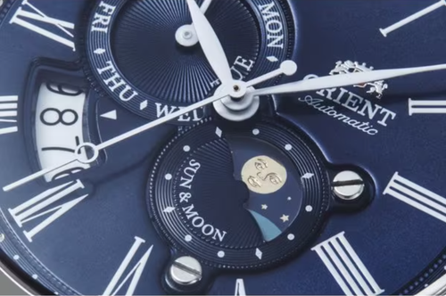 Pre-owned Orient Rn-ak0004l Classic Sun & Moon Japan Import