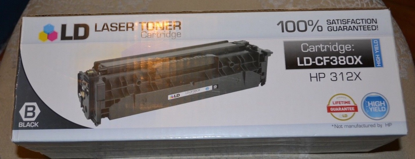 LD Laser Toner Cartridge LD-CF380X, HP 213X-High Yield -Black