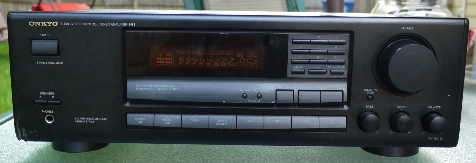 Onkyo TX-8410 R1 Quartz Synthesized Tuner Amplifier w/ RC Onkyo TX-8410 R1 Quartz Synthesized Tuner Amplifier w/ RC