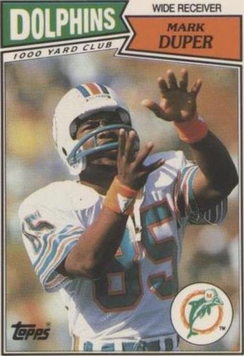 1987 Topps United Kingdom American Football Mark Duper #52