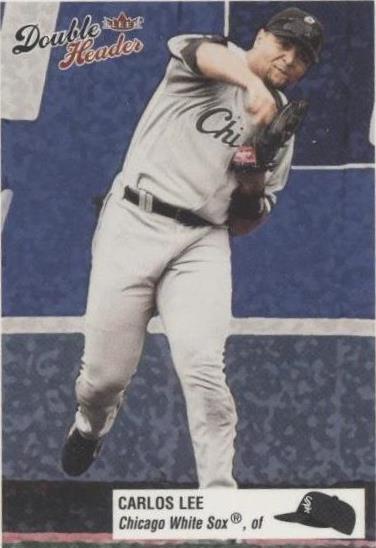 2003 Fleer Double Header - Carlos Lee #120