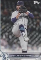 2022 Topps Mini - Justus Sheffield #587