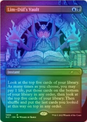 1 x Lim-Dul's Vault - Foil - Secret Lair: 30th Anniversary Countdown Kit -LP-MTG
